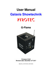 GALAXIS SHOWTECHNIK PYROTEC G-Flame User Manual