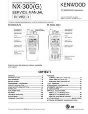 Kenwood NX-300GK3 Service Manual