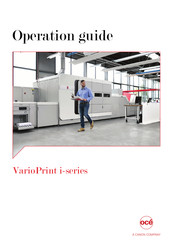 Oce VarioPrint i Series Operation Manual