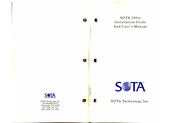 Sota 386si Installation Manual And User's Manual