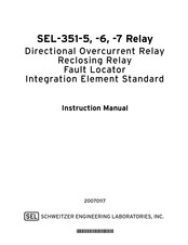 Schweitzer Engineering Laboratories SEL-351-6 Instruction Manual