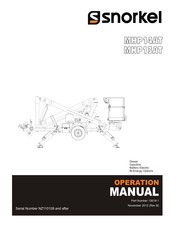 Snorkel MHP13AT Operation Manual