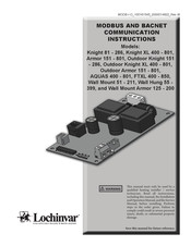 Lochinvar AQUAS 400 Instructions Manual