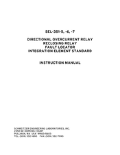 Schweitzer Engineering Laboratories SEL-351-5 Instruction Manual