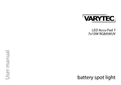 Thomann Varytec LED Accu Pad 7 7x10W RGBAWUV User Manual