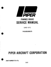 Piper Pawnee Brave Service Manual