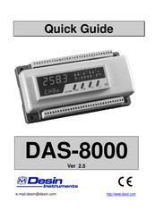 Desin Instruments DAS-8000 Quick Manual