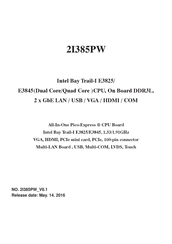 Lex Computech 2I385PW Manual