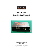 Adapt4 XG1 Installation Manual