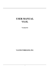 VACOM WIRELESS VS-5L User Manual