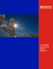 Ascent IRD1560 User Manual