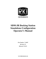 RKI Instruments SDM-3R Operator's Manual