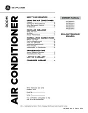 GE AKCQ10ACA Owner's Manual