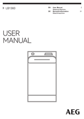 AEG LB1360 User Manual