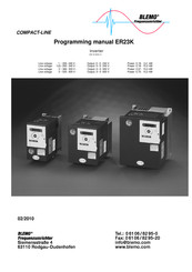 BLEMO ER23K Programming Manual