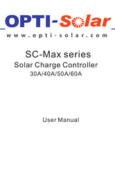 opti-solar SC-40MAX User Manual