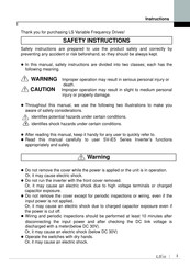 Ls Industrial Systems Sv002ie5 1 Manuals Manualslib