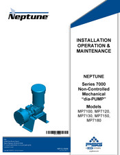Neptune MP7100 Installation Operation & Maintenance