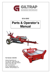Giltrap G2X2 Parts & Operators Manual