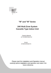 Johnson Controls W Series Owner's Manual