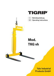 Yale Tigrip TKG vh Operating Instructions Manual