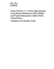 Cisco Prisma II HD-LRMW Installation And Operation Manual