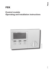 Stiebel Eltron FEK Operating And Installation Instructions