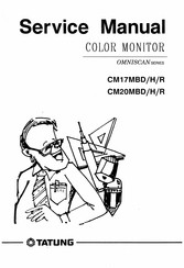 Tatung CM17MBD Service Manual