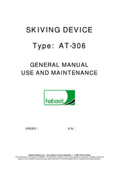 Habasit AT-306 General Manual