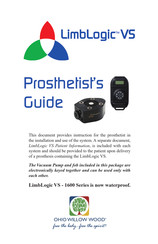 OHIO WILLOW WOOD LimbLogic VS Series Prosthetist's Manual
