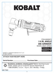 Kobalt SGY-AIR220 Manual
