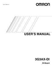 Omron 3G3AX-DI User Manual