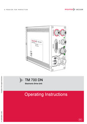 Pfeiffer Vacuum TM 700 DN Operating Instructions Manual