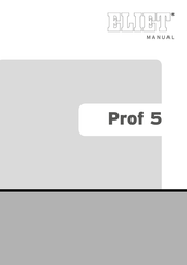 Eliet Prof 5 Manual