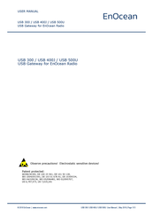 EnOcean USB 400J User Manual