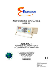 E Instruments AQ Expert Instruction & Operation Manual