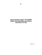 Aulisa Guardian Angel Rx GA2000 Instructions For Use Manual
