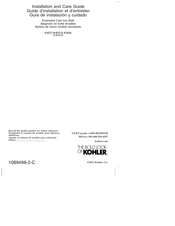 Kohler K-878 Installation And Care Manual
