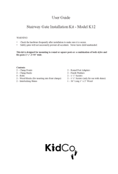 Kidco K12 User Manual