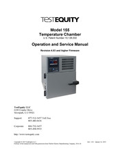 TestEquity 155 Operation And Service Manual