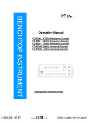 UNISource Corporation FC-8300 Operation Manual