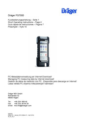 Dräger FG7000 Short Operating Instructions