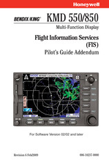 Honeywell Bendix/King KMD850 Pilot's Manual Addendum