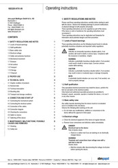 ebm-papst R2E225-AT51-05 Operating Instructions Manual
