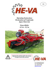 He-Va Grass-Roller Operating Instructions Manual