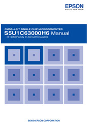 Epson S5U1C63000H6 Manual