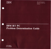 IBM RT PC Problem Determination Manual