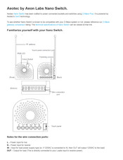 Aeon Labs Aeotec Nano switch Manual