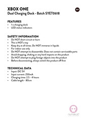 numskull Batch SYET0618 Manual