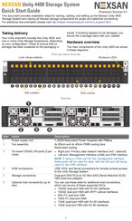Nexsan Unity 4400 Quick Start Manual